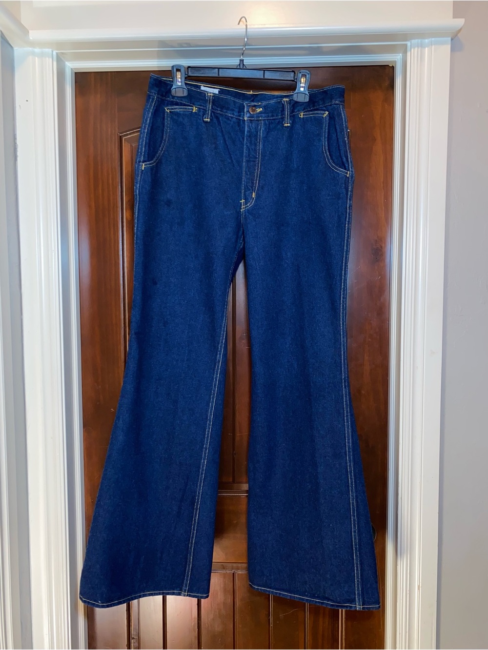 Vintage Viceroy Sportswear Womens Wide Leg Ankle Flare Jeans XL W. 36